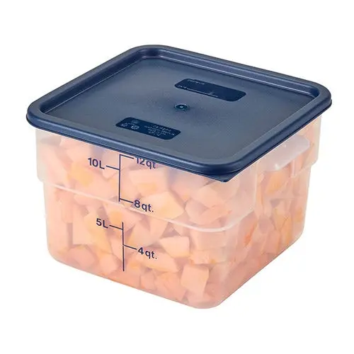 Cambro CamSquares® FreshPro 2 Qt. Clear Square Polycarbonate Food Storage  Container